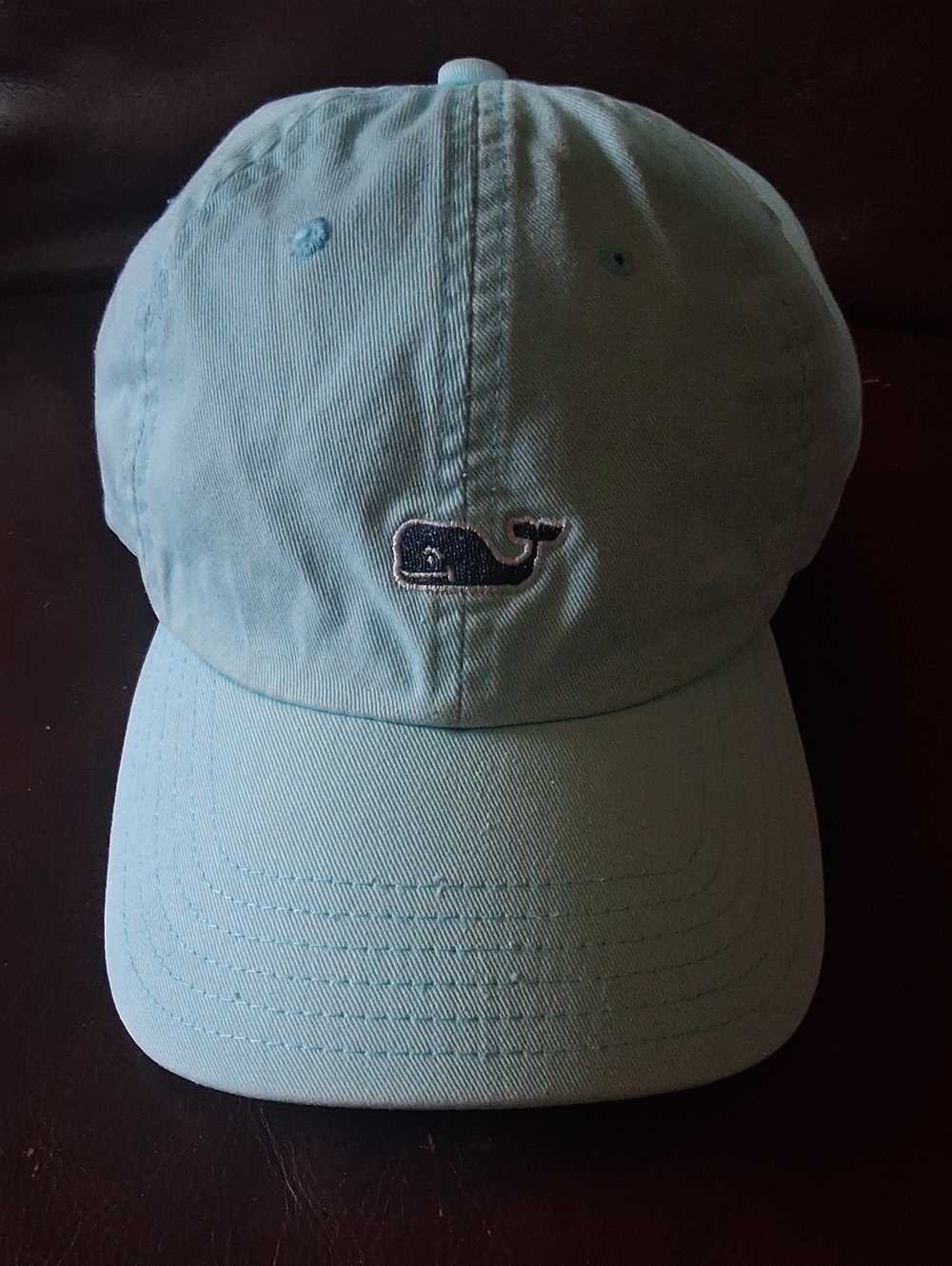 Vineyard Vines Woman Light Aqua Whale Cap